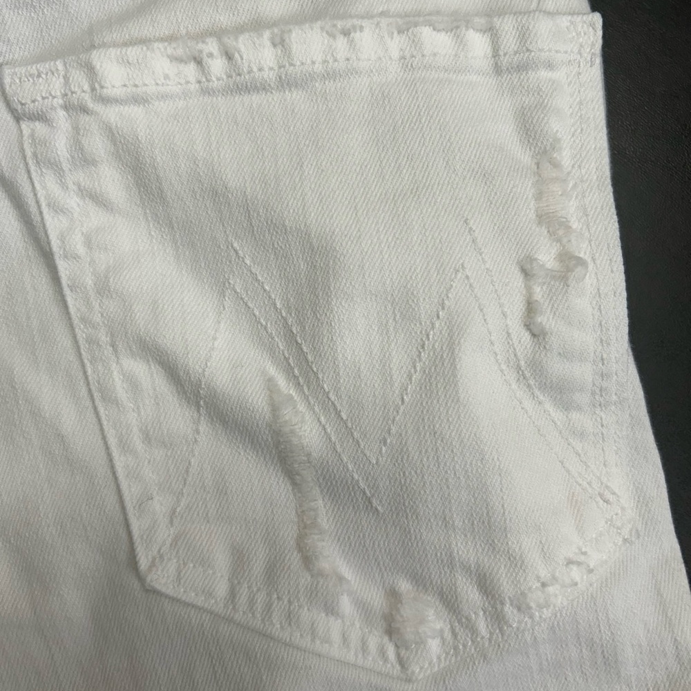 ‼️BF SALE ‼️MOTHER Superior Tomcat Ankle distressed in color Quite Innocent - Picture 3 of 10